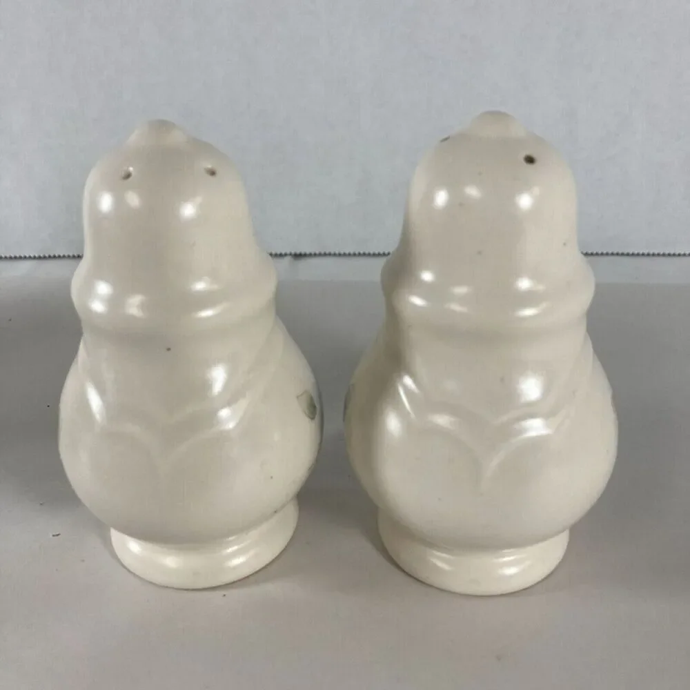 PFALTZGRAFF Stoneware Tea Rose Salt & Pepper Shakers Vtg Cottagecore Grannycore